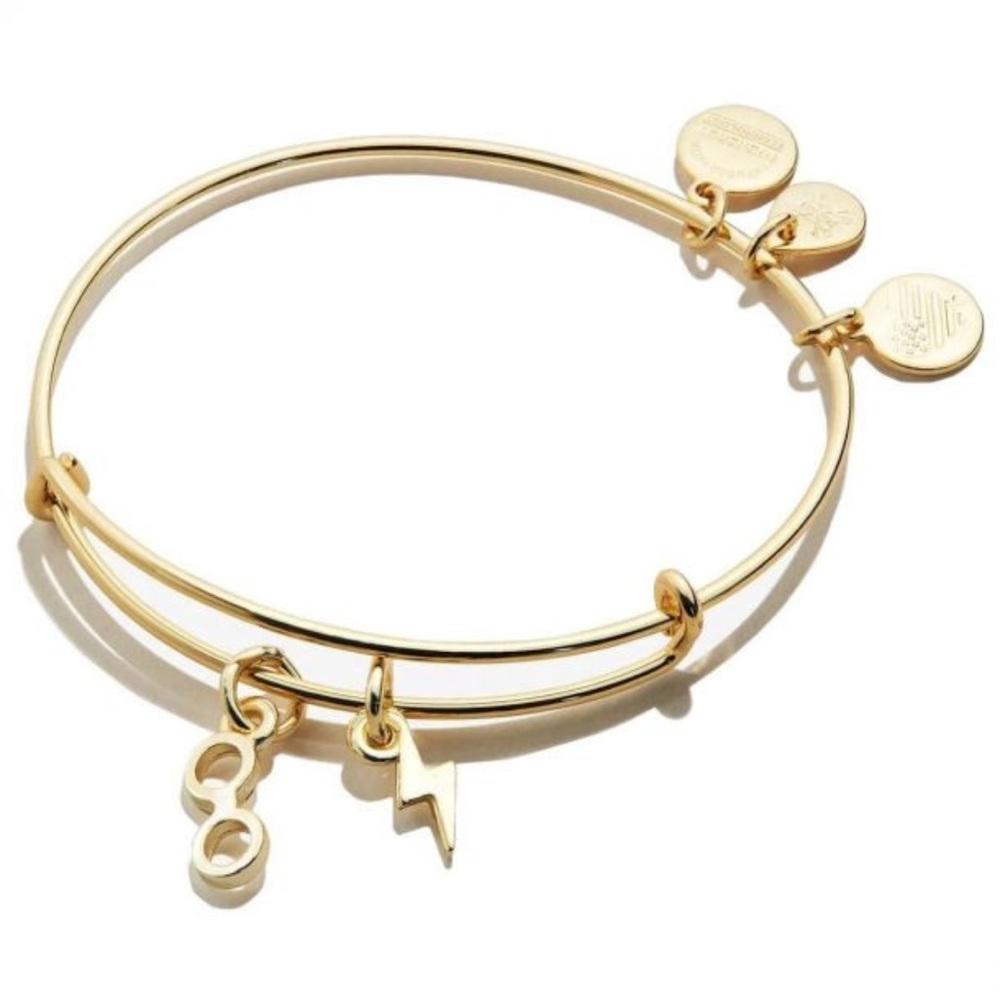 Alex and Ani Harry Potter Glasses and Lightning Bolt Bracelet